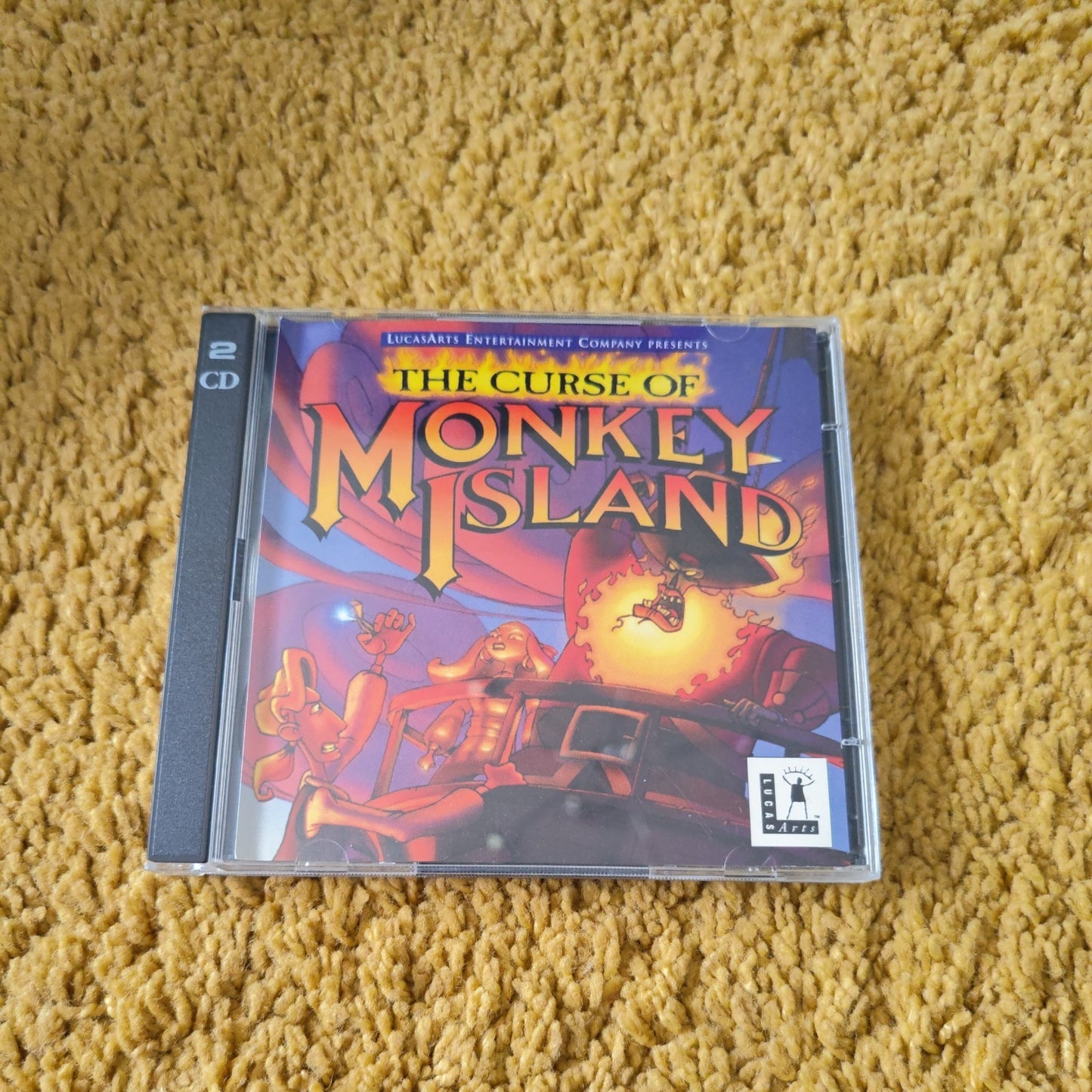 Curse of Monkey Island Lucas Arts CD ROM Big Box PC Game Complete Free UK P+P