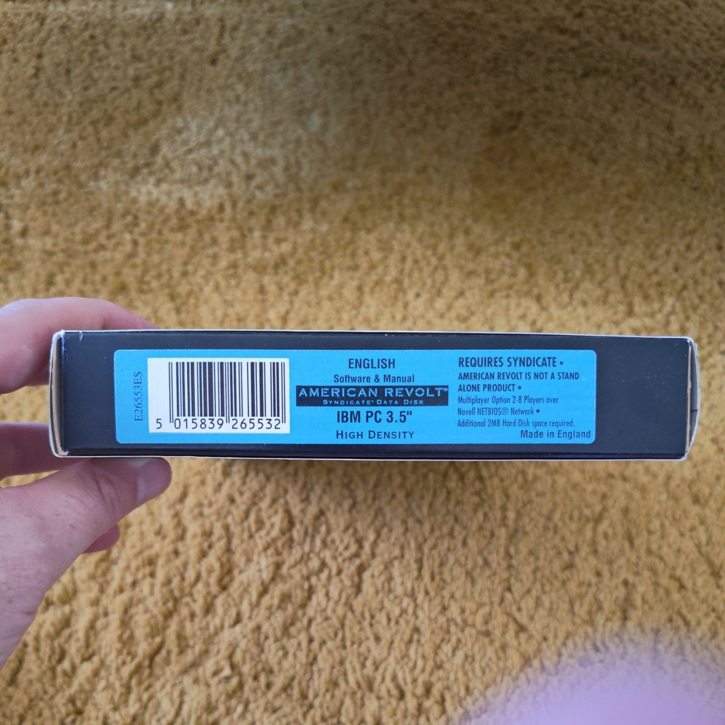 American Revolt Syndicate Data Disk - IBM 3.5"- boxed