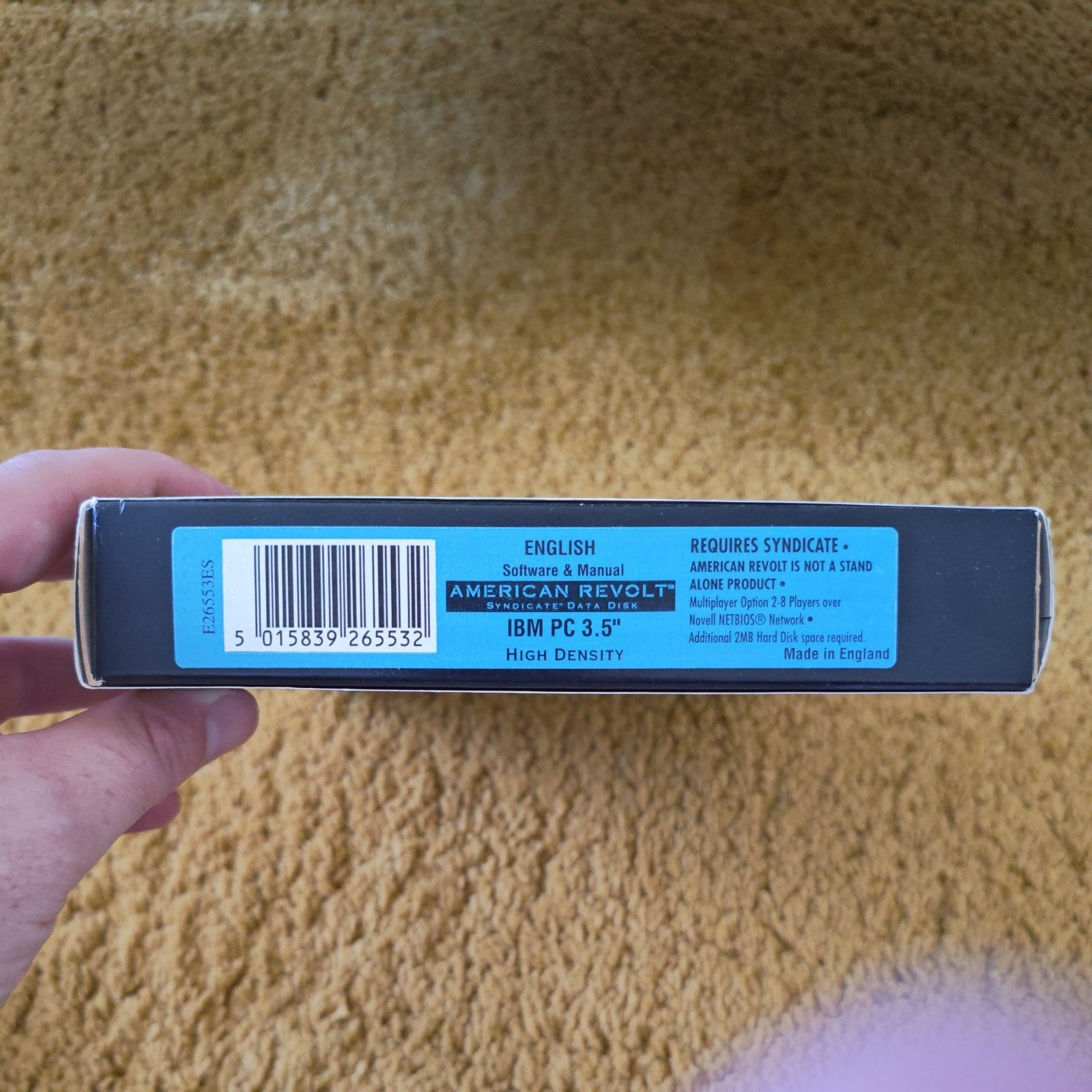 American Revolt Syndicate Data Disk - IBM 3.5"- boxed