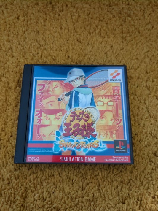 PS1 NTSC JAPAN GAME - The Prince of Tennis SWEAT & TEARS - MINT - 