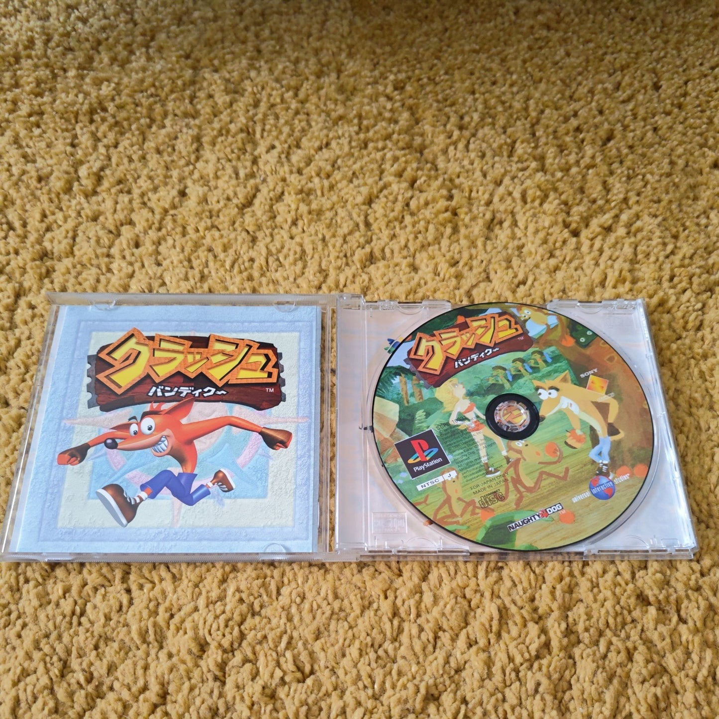 Sony Playstation 1 PS1 Game Crash Bandicoot NTSC Japan