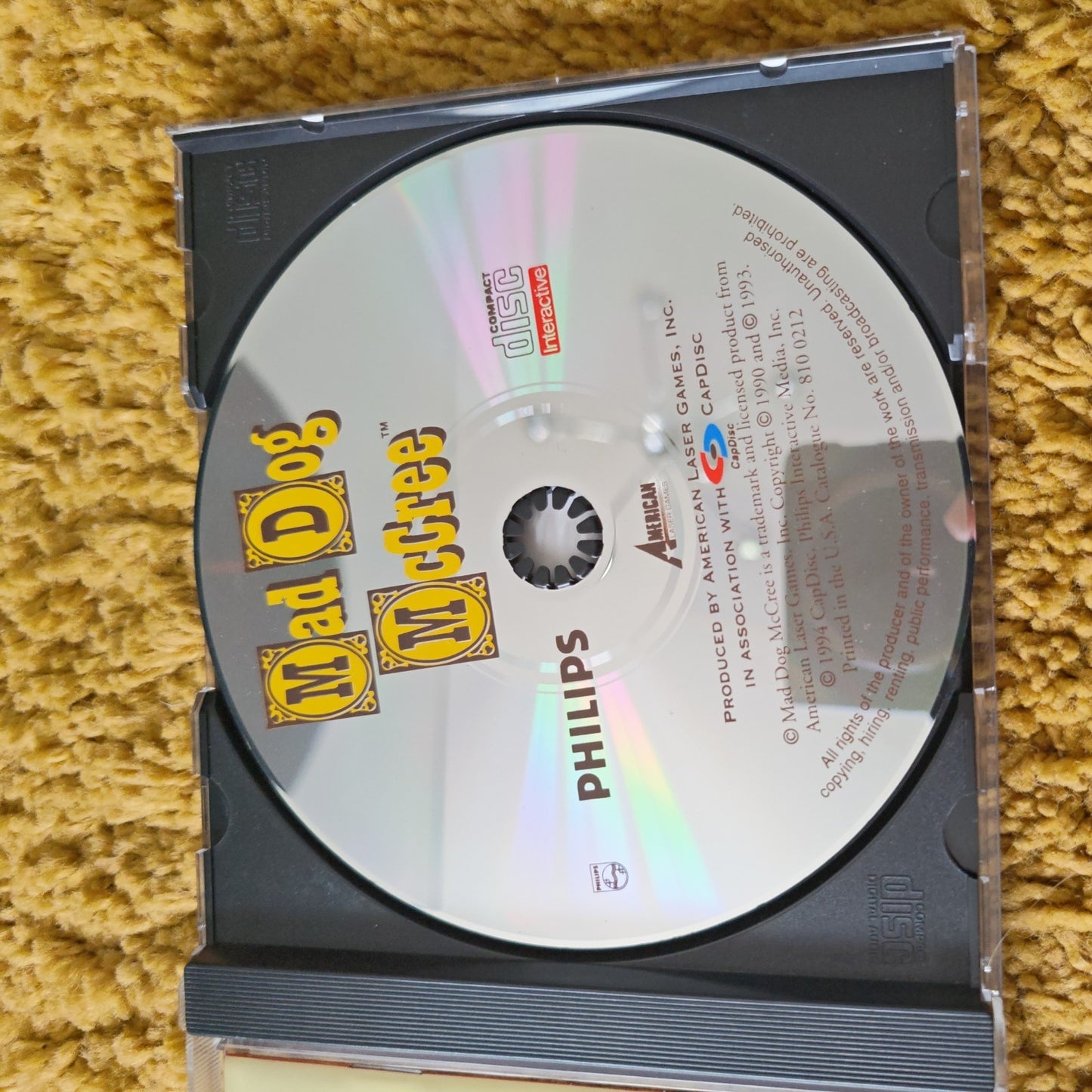 Mad Dog McCree Philips CDi - PAL VGC CIB - High Quality Packing - Tracked