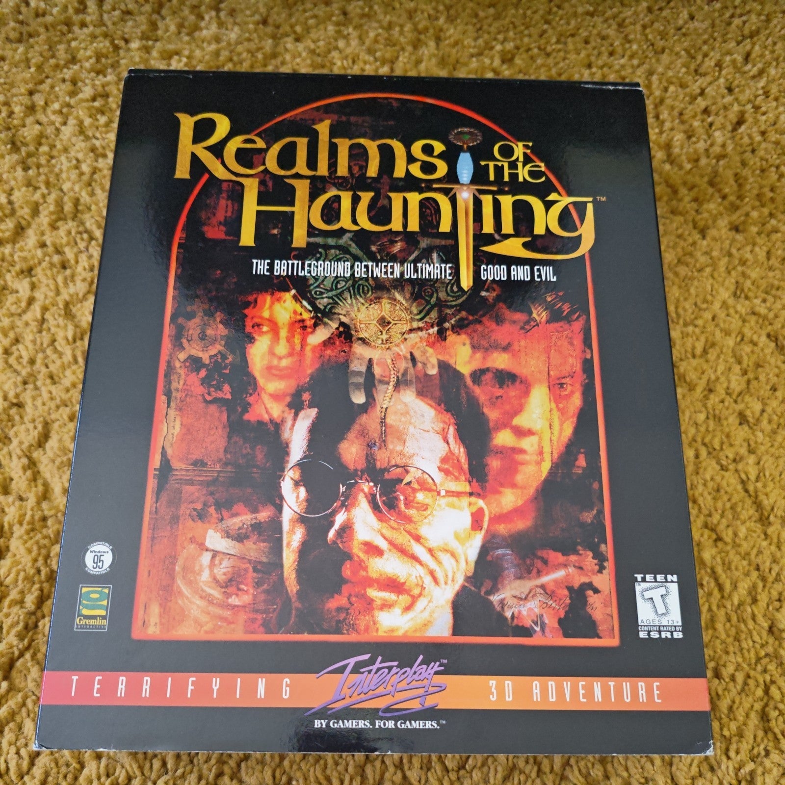Realms of the Haunting (1996), Gremlin/Interplay, IBM PC Big Box, CD-ROM