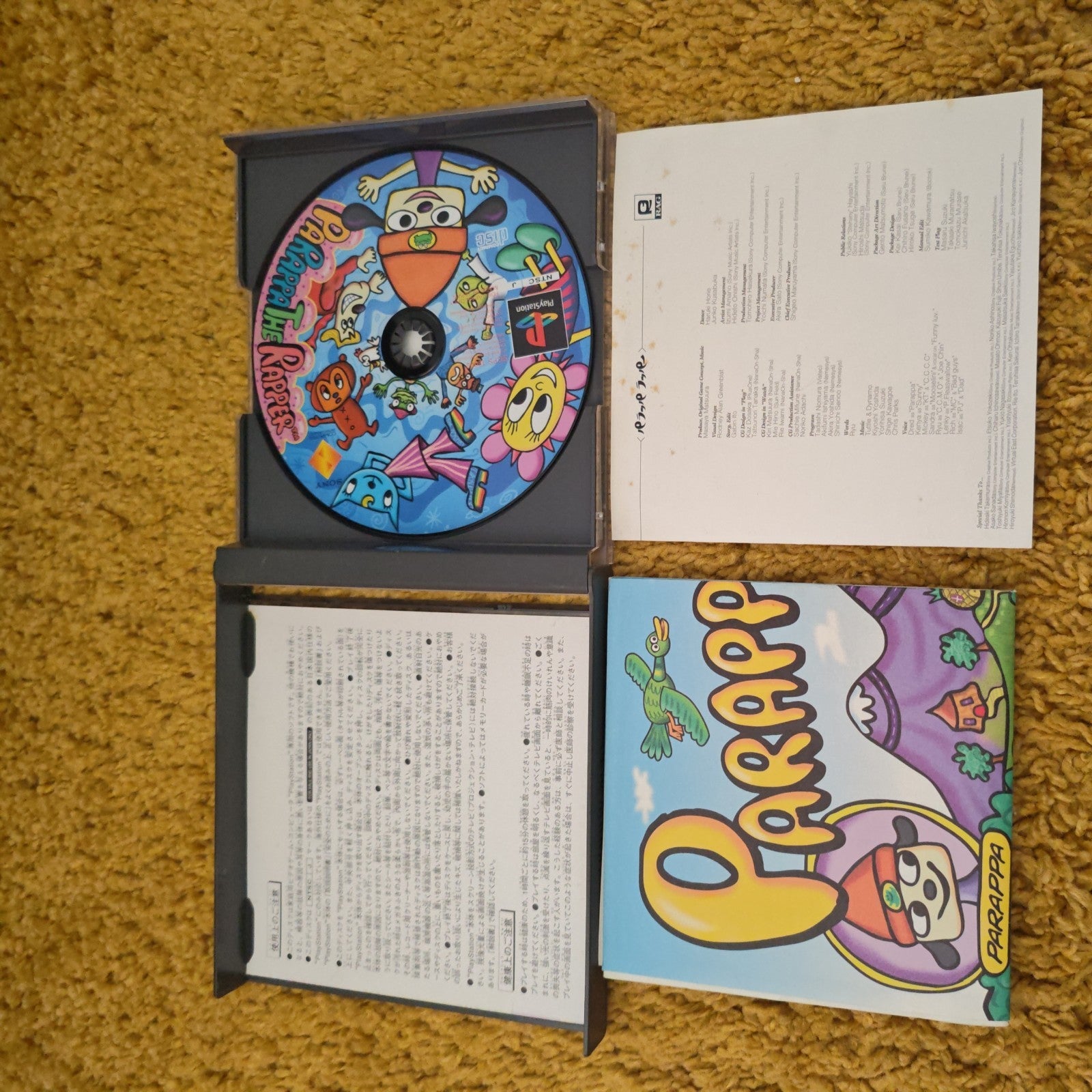 Parappa The Rapper - Playstation 1 NTSC-J jp japan jpn SHIPPED FROM UK ps1