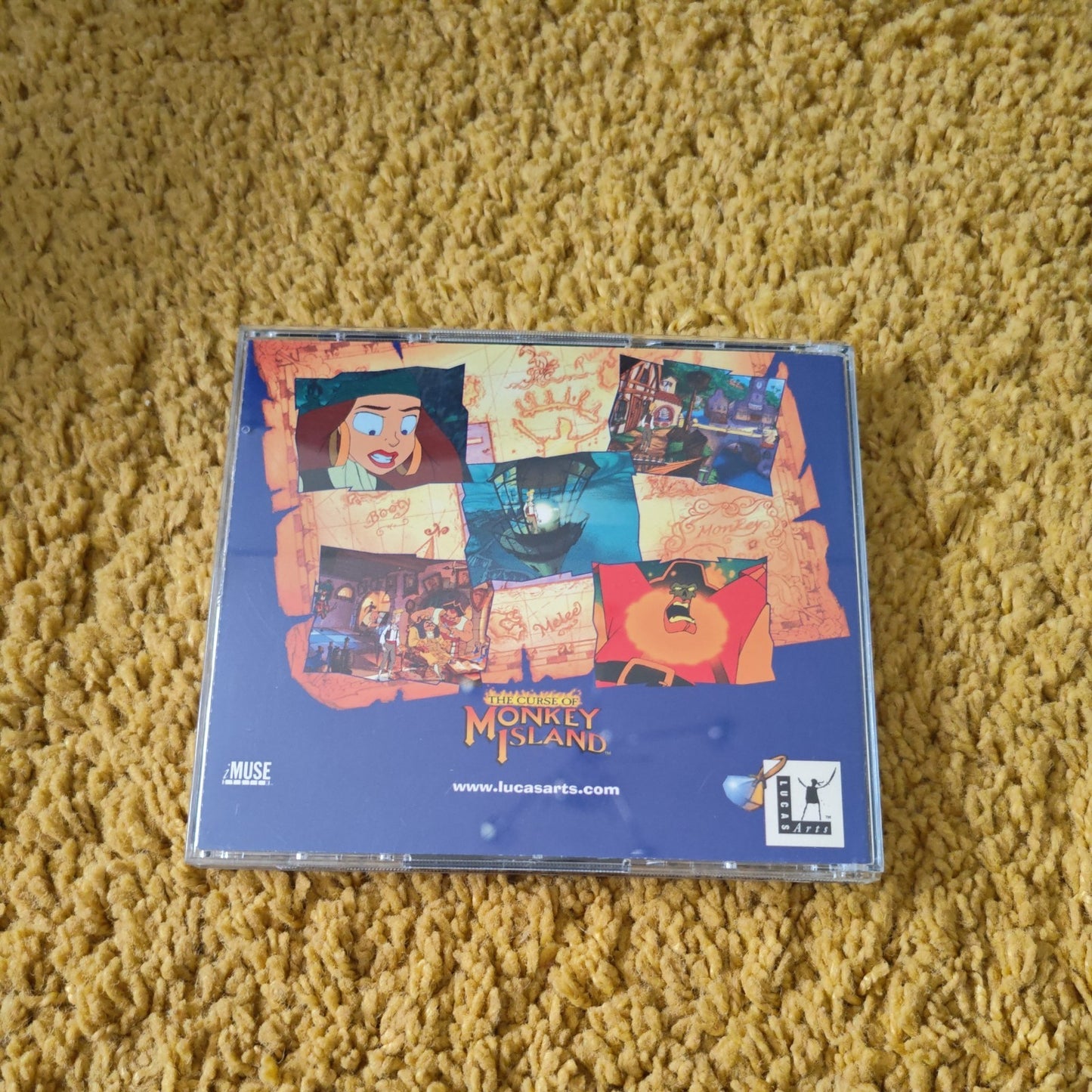 Curse of Monkey Island Lucas Arts CD ROM Big Box PC Game Complete Free UK P+P