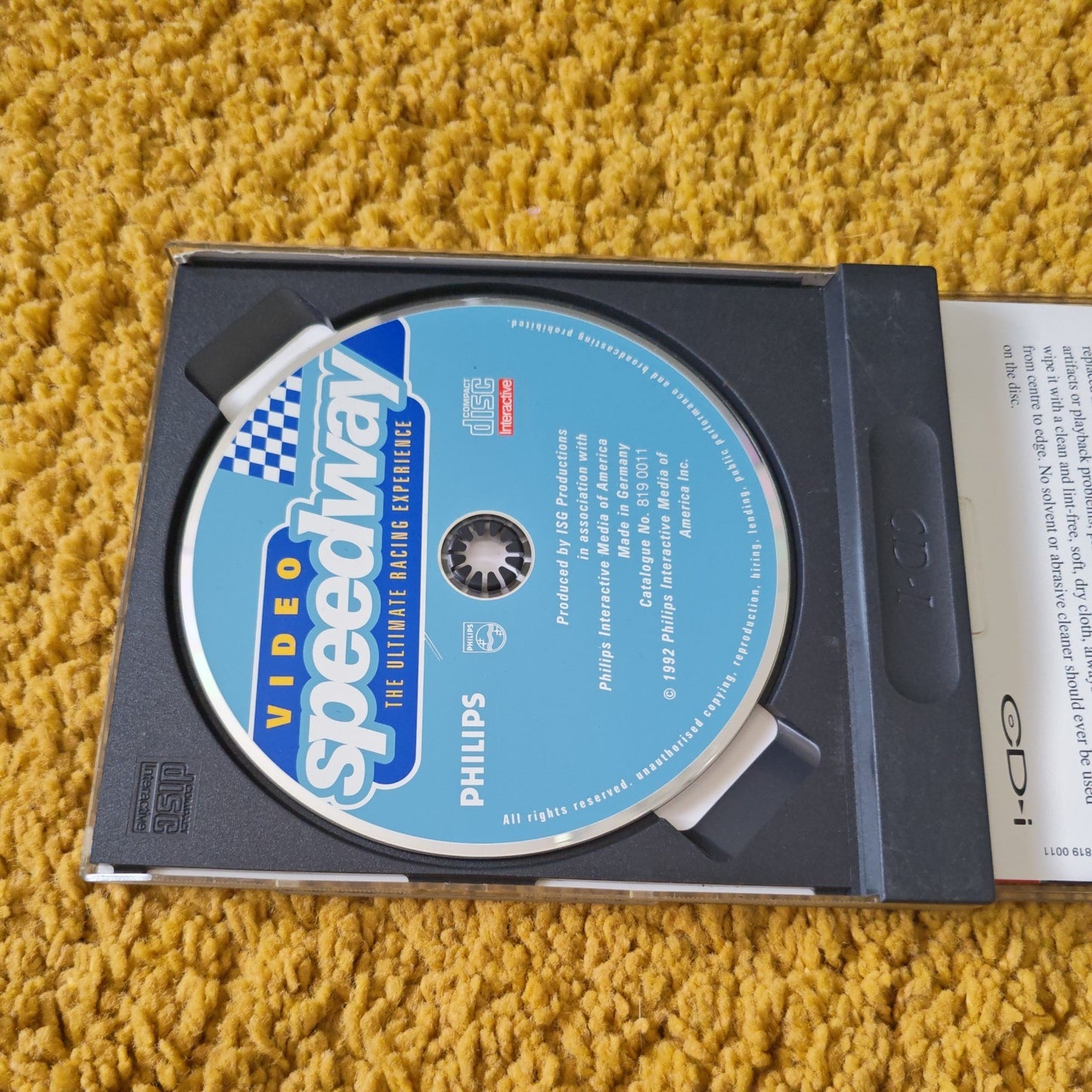 Phillips CDI Video Speedway The Ultimate Racing Experience Game
