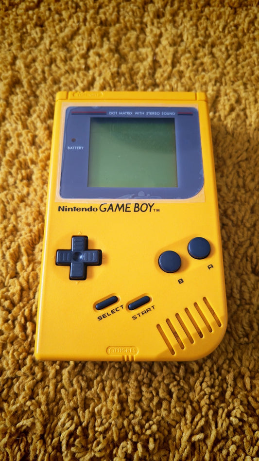 *GENUINE DMG-01* Nintendo Game Boy Original Yellow Console Only EUR - Tested VGC