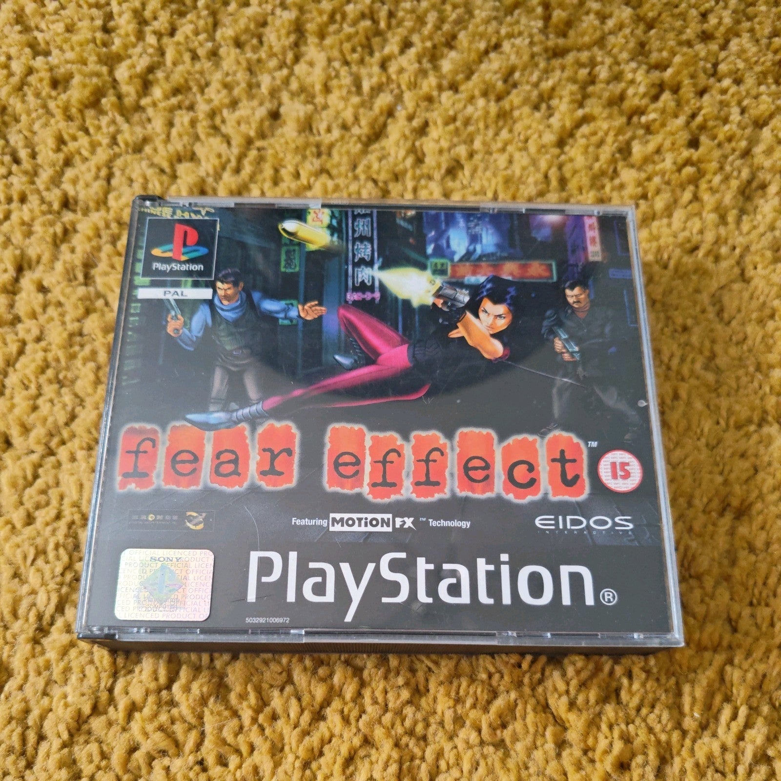 Fear Effect - PS1 Game 4 disc vgc 