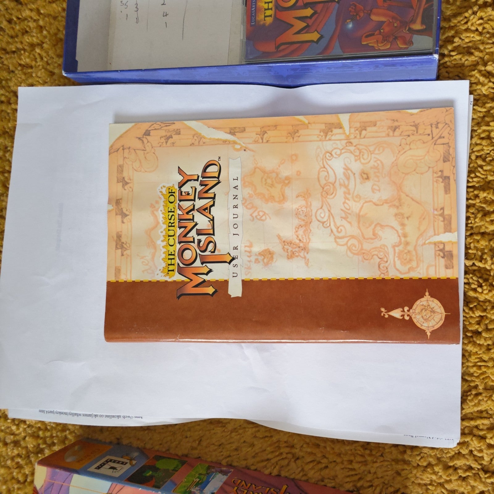 Curse of Monkey Island Lucas Arts CD ROM Big Box PC Game Complete Free UK P+P