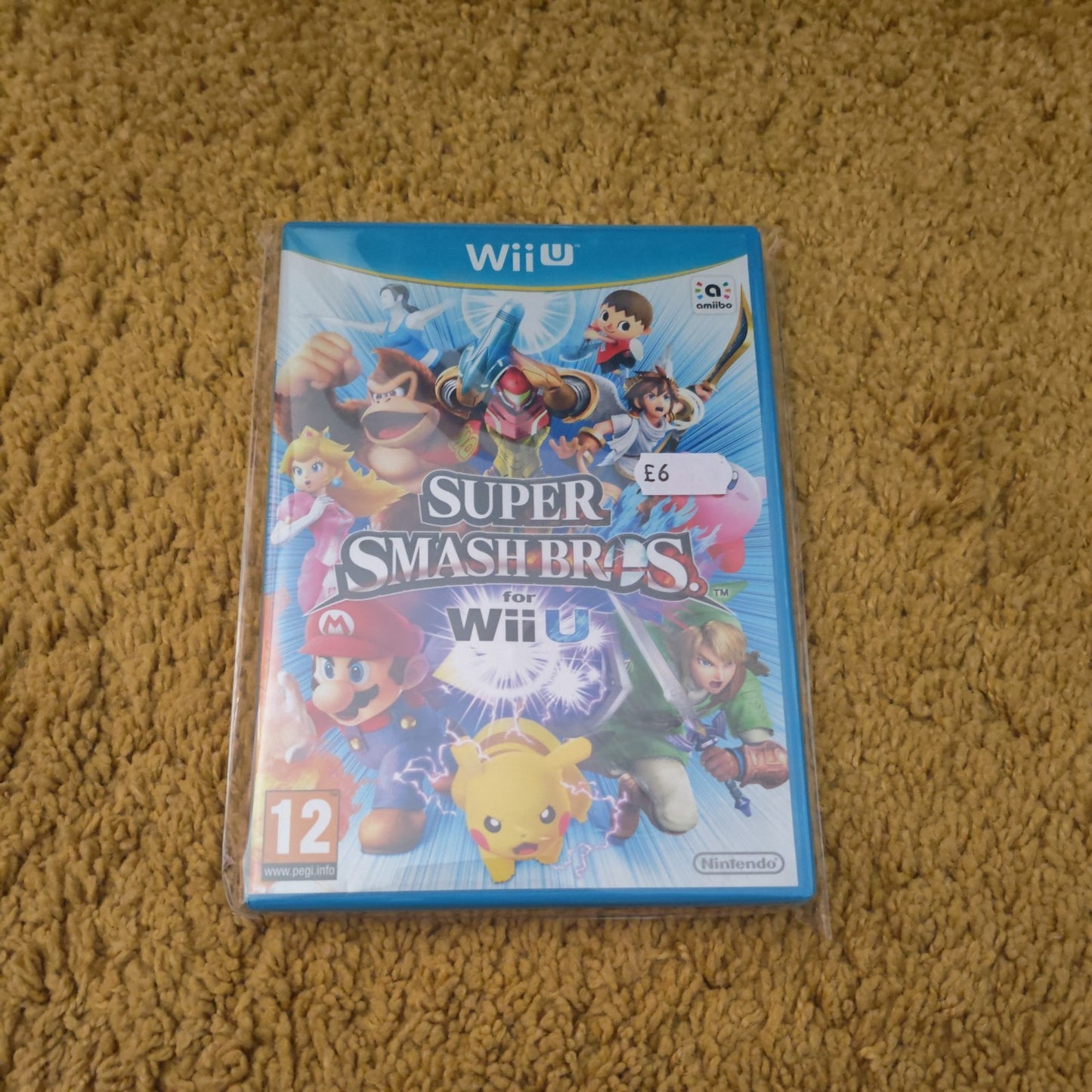 Super Smash Bros. for Wii U Nintendo Wii U Game PAL PEGI 12 Case & Manual