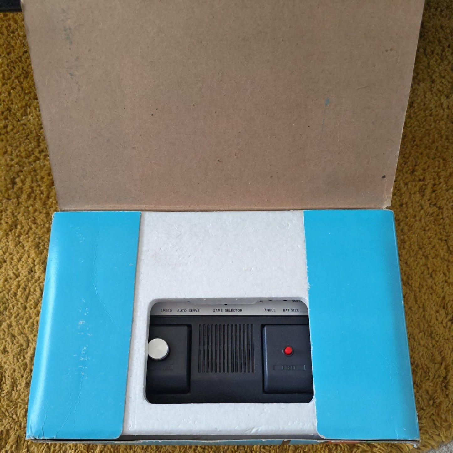 Vintage 1970s Adman Model 2000 Grandstand TV Game b&w in original box