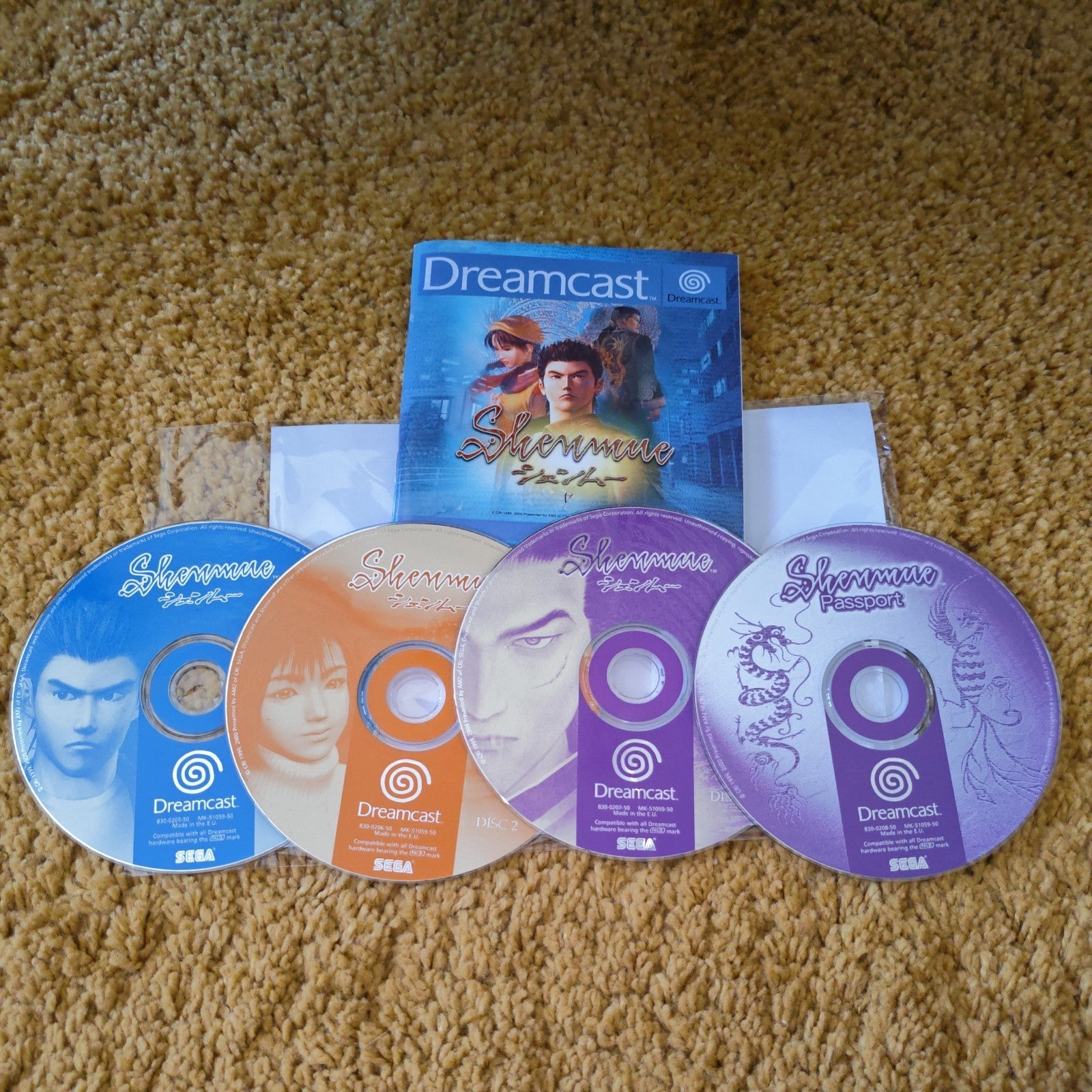 Shenmue Sega Dreamcast PAL Complete