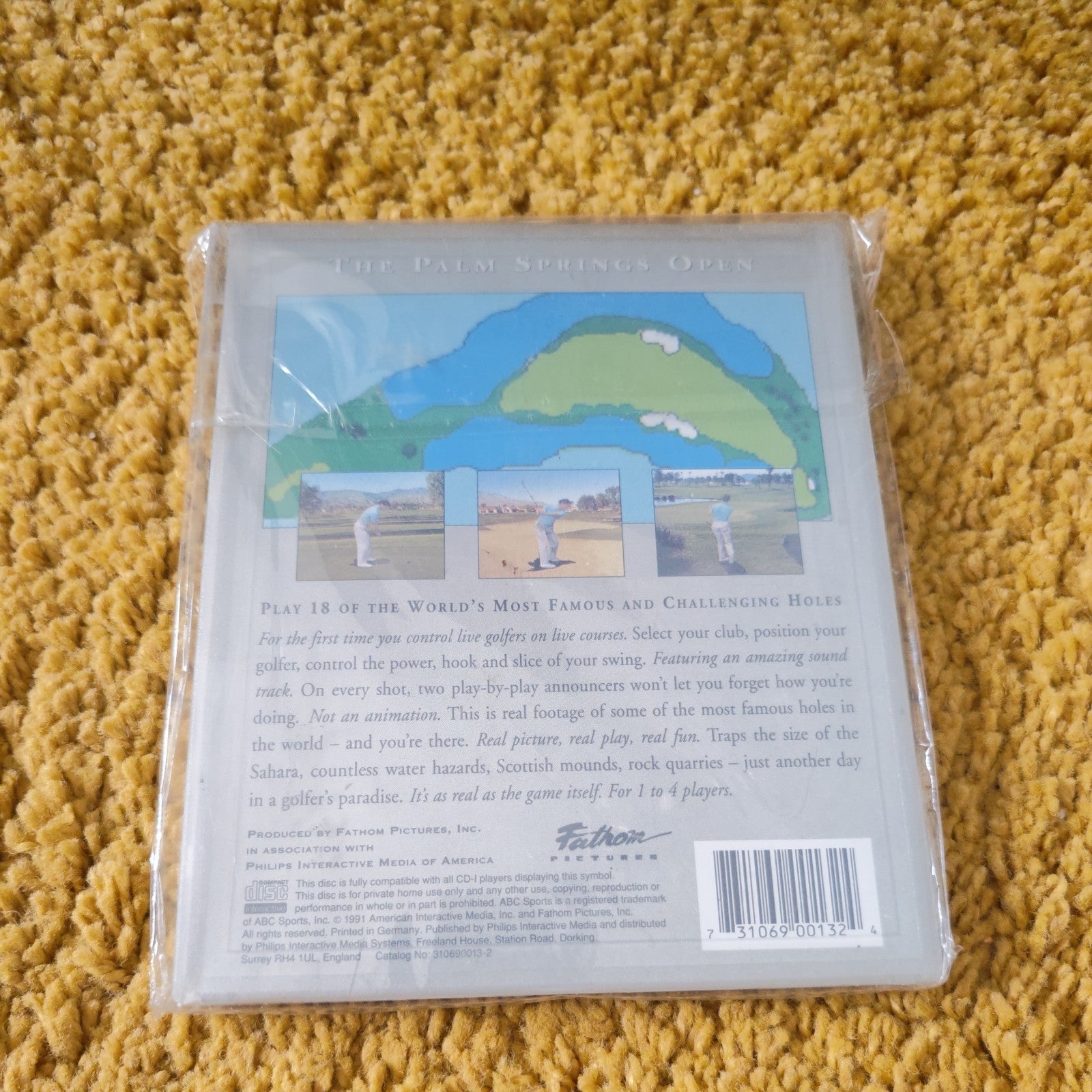The Palm Springs Open Philips CDi Game Boxed Complete