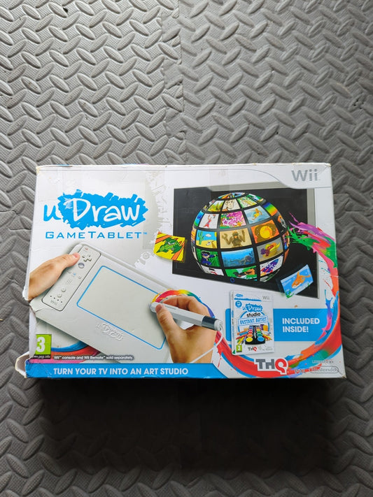 U DRAW STUDIO INSTANT ARTIST with GAME TABLET & Pen Nintendo Wii Game