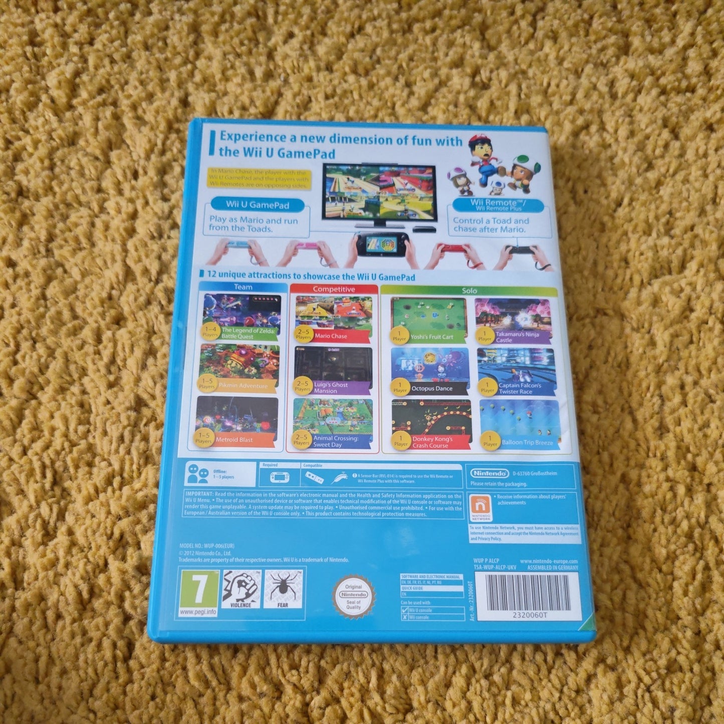 Nintendo Land Nintendo Wii U Video Game PAL